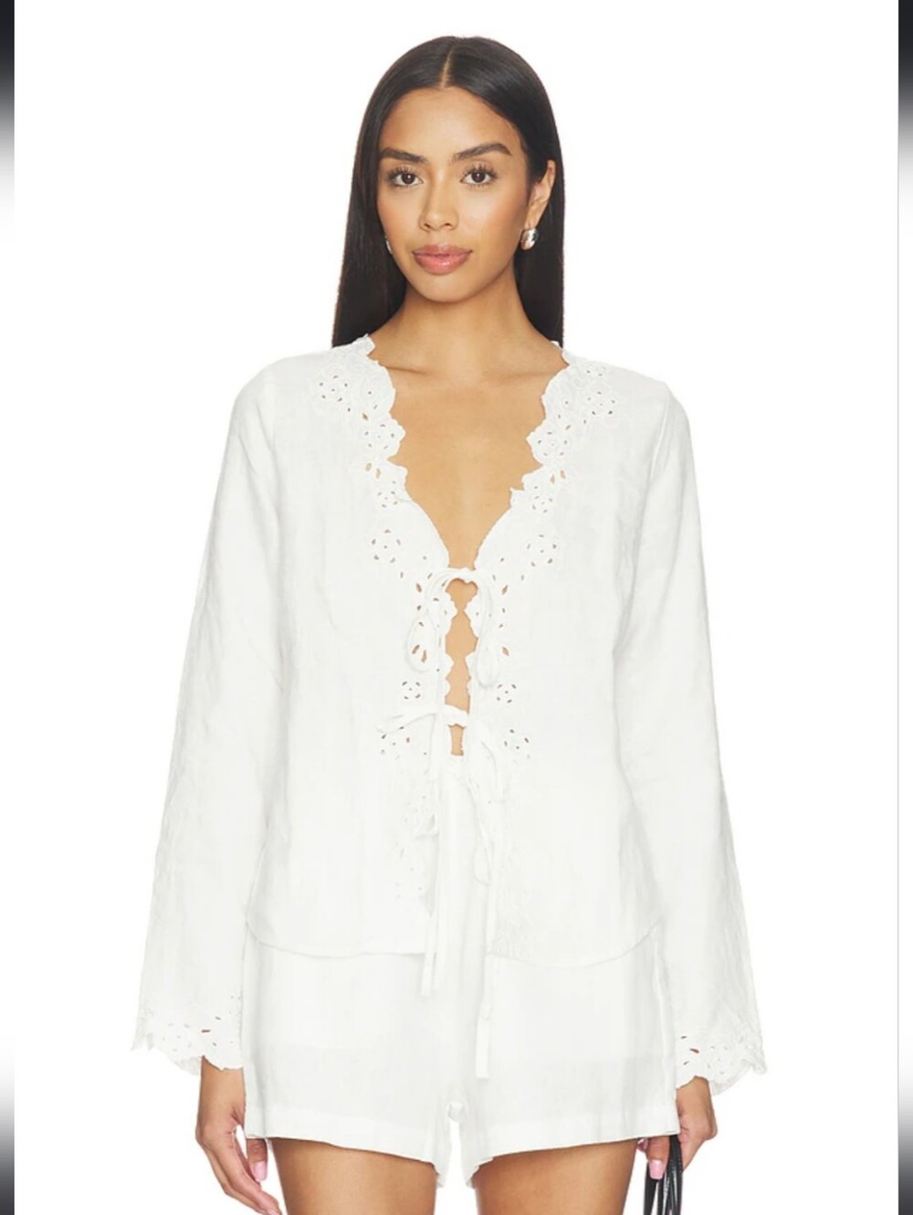 Fleur Top in White